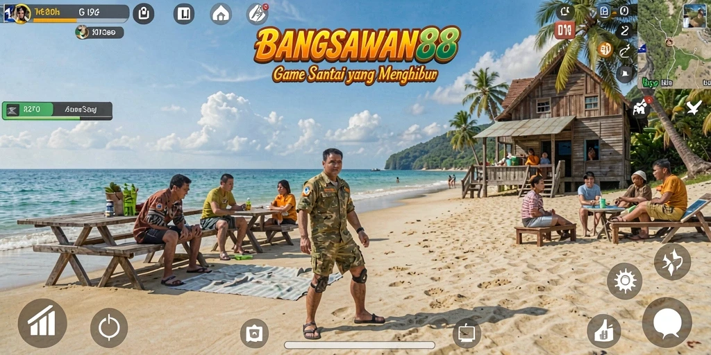 Tampilan gameplay BANGSAWAN88 yang ceria dan menghibur.