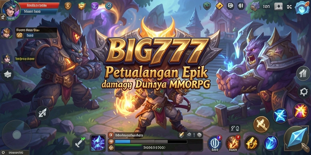 Gameplay epik dalam BIG777 menampilkan petualangan MMORPG yang menakjubkan.