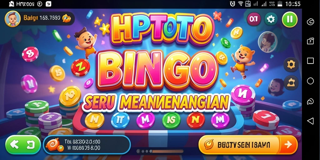 Tampilan menarik dari gameplay HPTOTO yang penuh aksi Bingo.