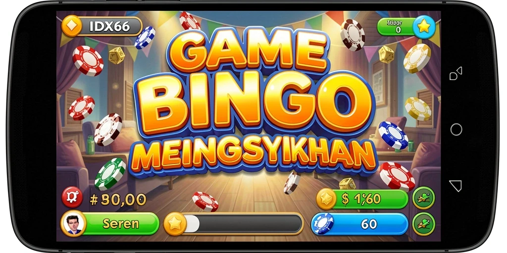 Tampilan menarik dari permainan Bingo IDX66 dengan interaksi sosial.