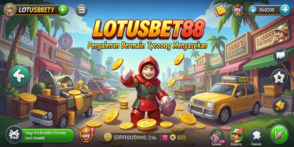 Tampilan gameplay LOTUSBET88 yang penuh strategi dan keseruan.