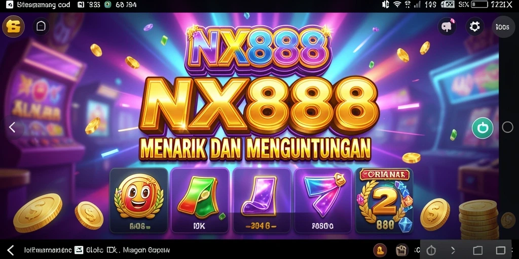 Tampilan gameplay NX888 yang mengasyikkan dan interaktif.