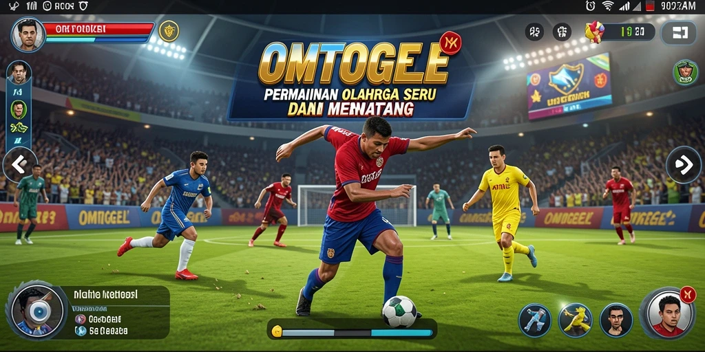 Tampilan gameplay OMTOGEL yang dinamis dan menyenangkan.