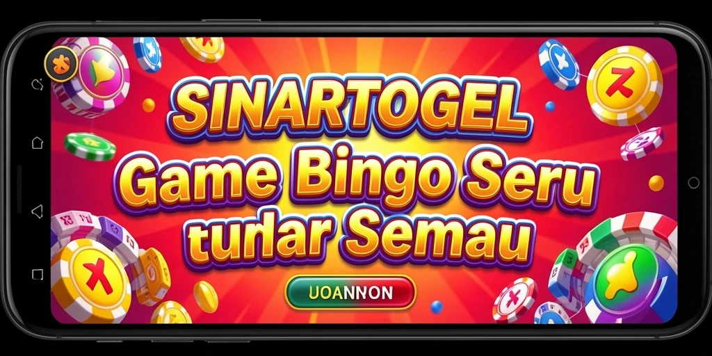 Tampilan gameplay menarik dalam aplikasi SINARTOGEL Bingo.