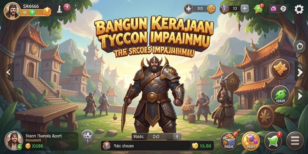 Screenshot utama SR6666 menampilkan serunya gameplay Tycoon.