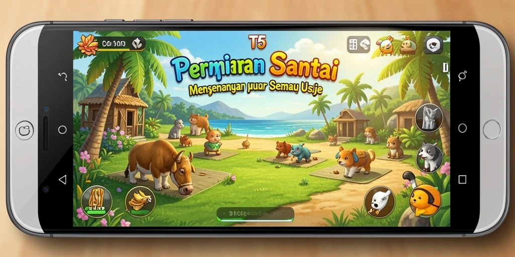 Tampilan gameplay T6 yang penuh warna dan seru.