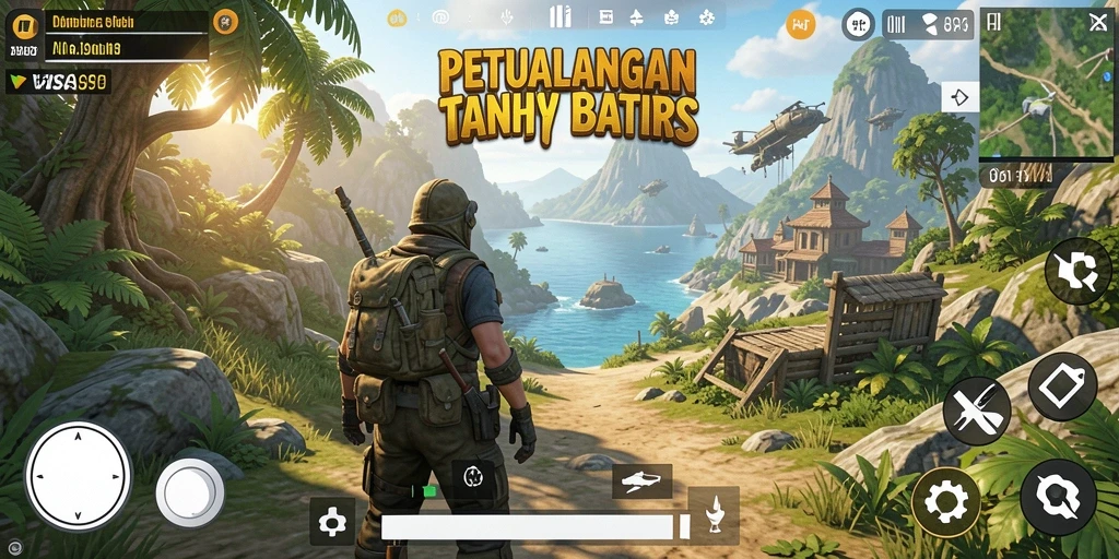 Tampilan gameplay yang seru dan interaktif di dunia terbuka.