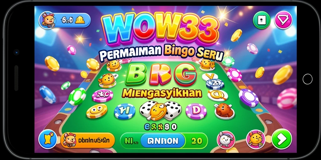 Gameplay Bingo yang seru dan interaktif di WOW33.